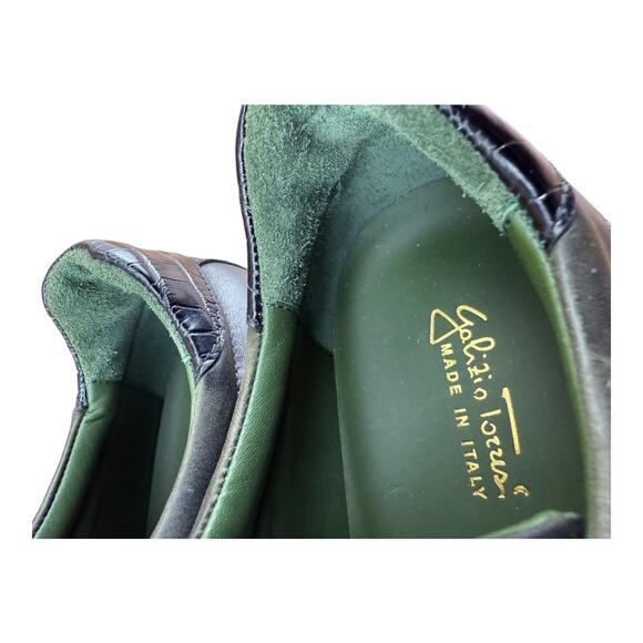 Galizio Torresi Men’s size men 8.5-9 Designer Leather Shoes Casual Sneakers - Picture 6 of 9